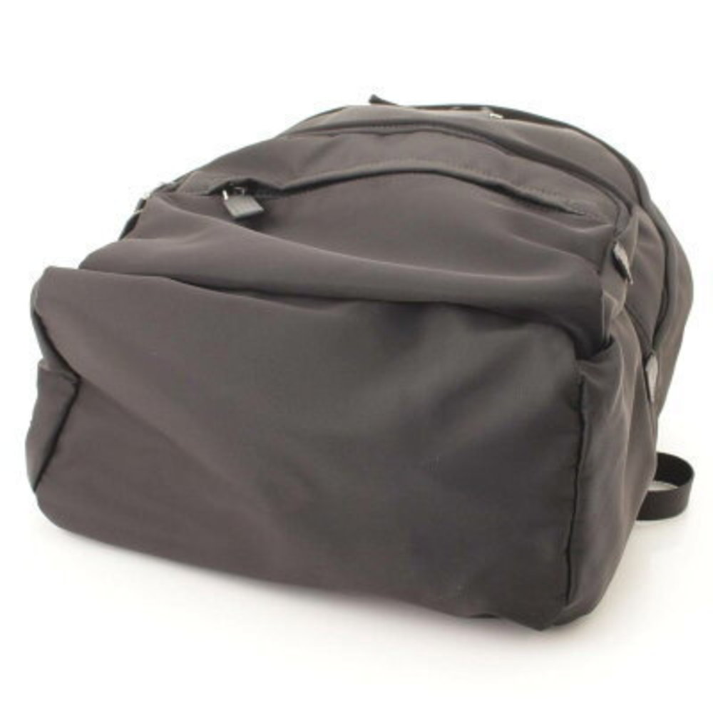 Prada Nylon Logo Patch Backpack Rucksack Black - image 4